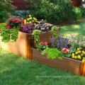 European Style Customized design WPC Flower Box Wood Plastic Composite Planter